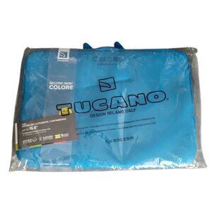 Blue Laptop Zip Cover Tucano Design Milano Italy Second Skin 15.6" NEW Gift Idea